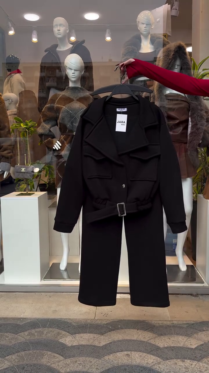 Belted Long Jacket Set – Power Dressing with Effortless Elegance