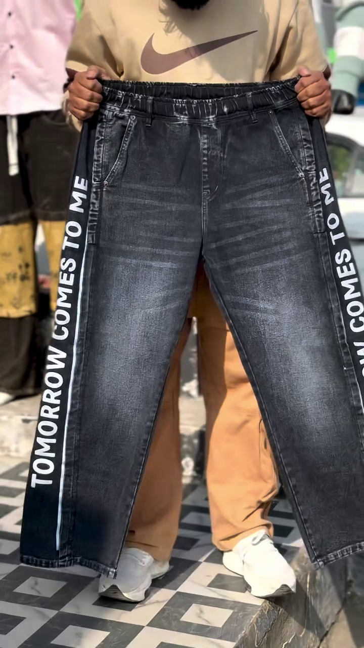 Urban Statement: Trending Printed Baggy Jeans