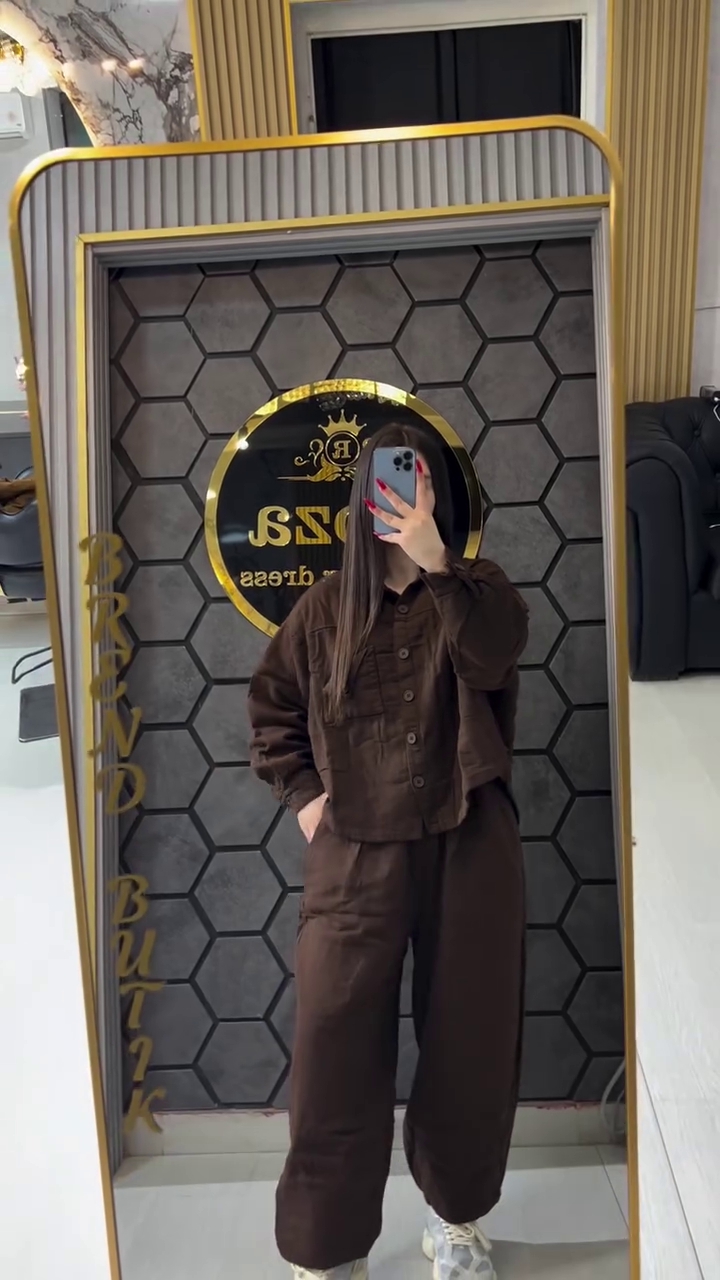 🤎 Modern Street Luxe: Effortless Brown Co-Ord Set