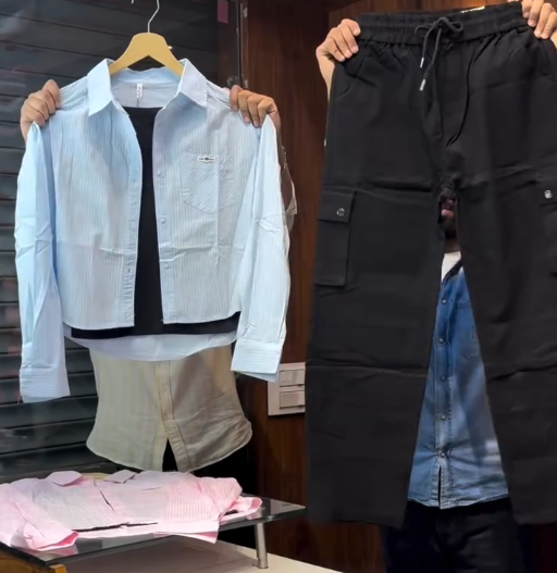 Street-Smart Chic – Pink Stripes Meets Utility Edge