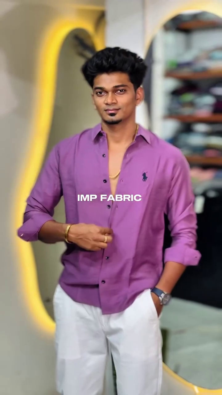 Sophisticated & Sleek: Premium Purple Men’s Shirt