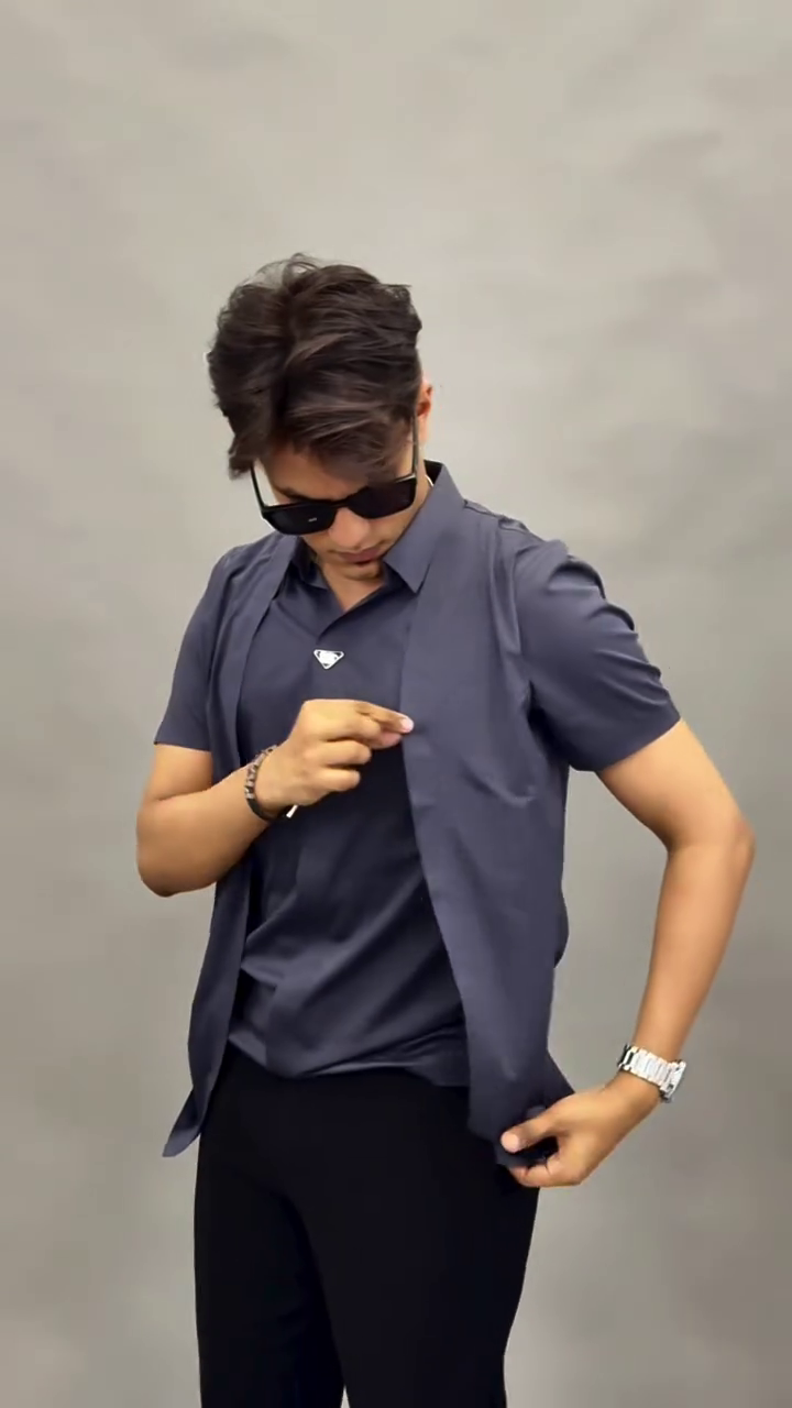 Sleek & Timeless: Classic Black Men’s Shirt