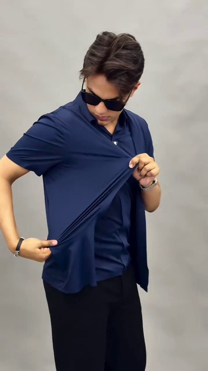 Sleek & Timeless: Classic Black Men’s Shirt