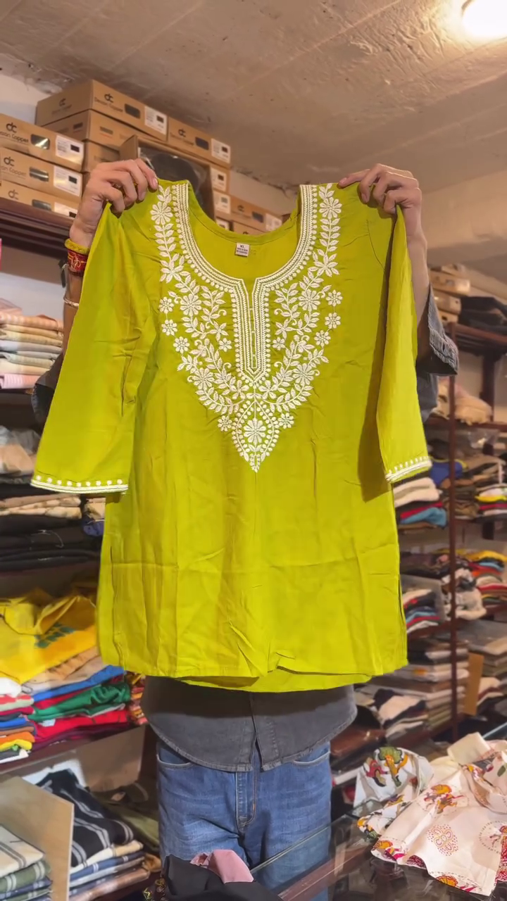 White Cotton Short Kurti – Effortless Everyday Ethnic Wear with Pure Comfort