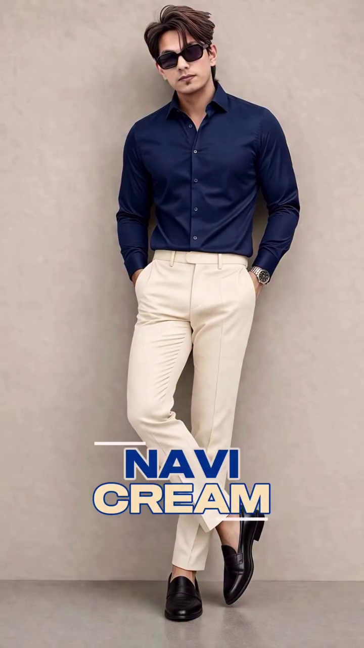 Beyoung Men’s Solid Green Satin Formal Shirt with White Trousers – Elegant Party & Occasion Wear