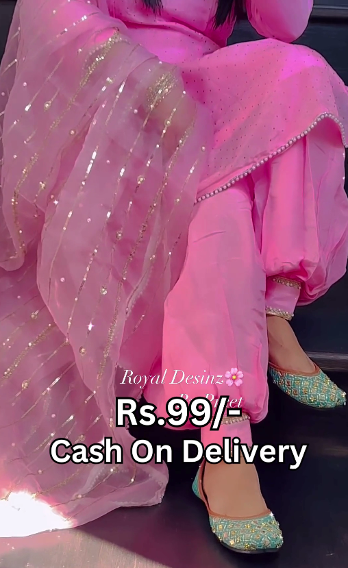 Dhoti Salwar and Dupatta Set's