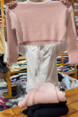 Sweaters Dress Casual 2 Piece Fall Outfits Long Sleeve Sweater Sets High Waist Crew Neck Dress