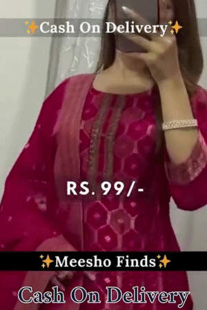 Stunning Pure Banarasi Kurta Set for Women – ₹99 Only!