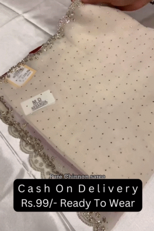 Womens Ready To Wear Satin Silk 1 Minute Pre Pleated Saree