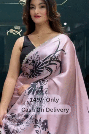 Shine On: Luxurious Satin Silk Sarees At Affordable Prices – Shop Online In India
