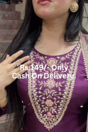 Regal Threads: The Banarasi Woven Splendor Suit Set