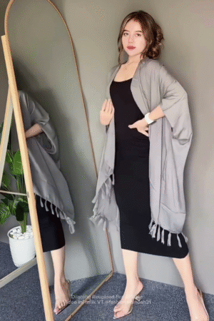Grey Grace – Urban Elegance Solid Stole | Minimalist Style, Maximum Impact