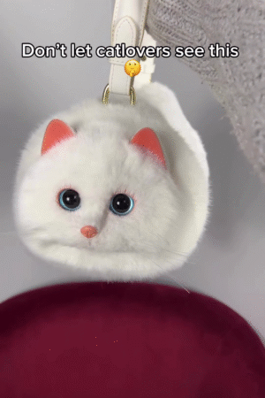 🐱 Cute Cat Crossbody Plush Handbag – Adorable & Stylish! 🐱