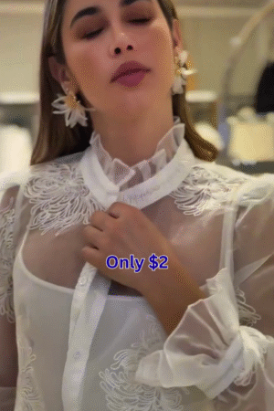🤍 White Floral Patterned Woven Blouse Dress