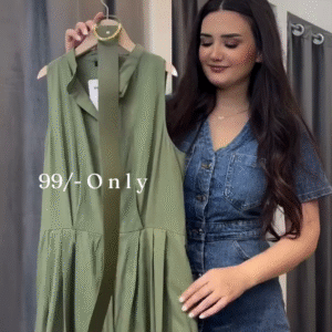 Elegant Belted A-Line Midi Dress for Effortless Sophistication